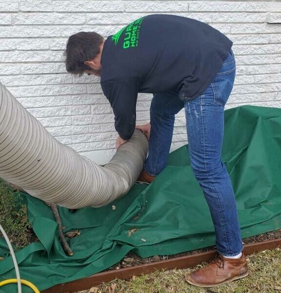 Dryer vent duct cleaning